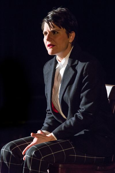 Profile Theatreâ€™s 2.5 Minute Ride by Lisa Kron featuring Allison Mickelson. Ph Photo
