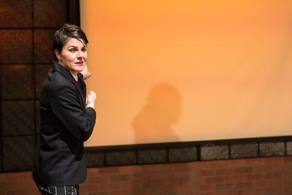 Profile Theatreâ€™s 2.5 Minute Ride by Lisa Kron featuring Allison Mickelson. Ph Photo