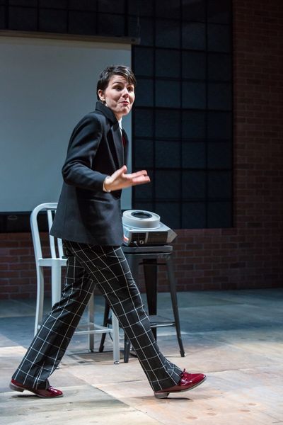 Profile Theatreâ€™s 2.5 Minute Ride by Lisa Kron featuring Allison Mickelson. Ph Photo
