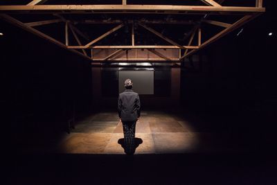 Profile Theatreâ€™s 2.5 Minute Ride by Lisa Kron featuring Allison Mickelson. Ph Photo
