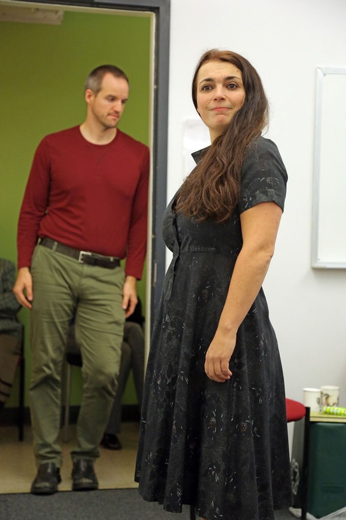 Michael Markham and Zoe Watkins  at 