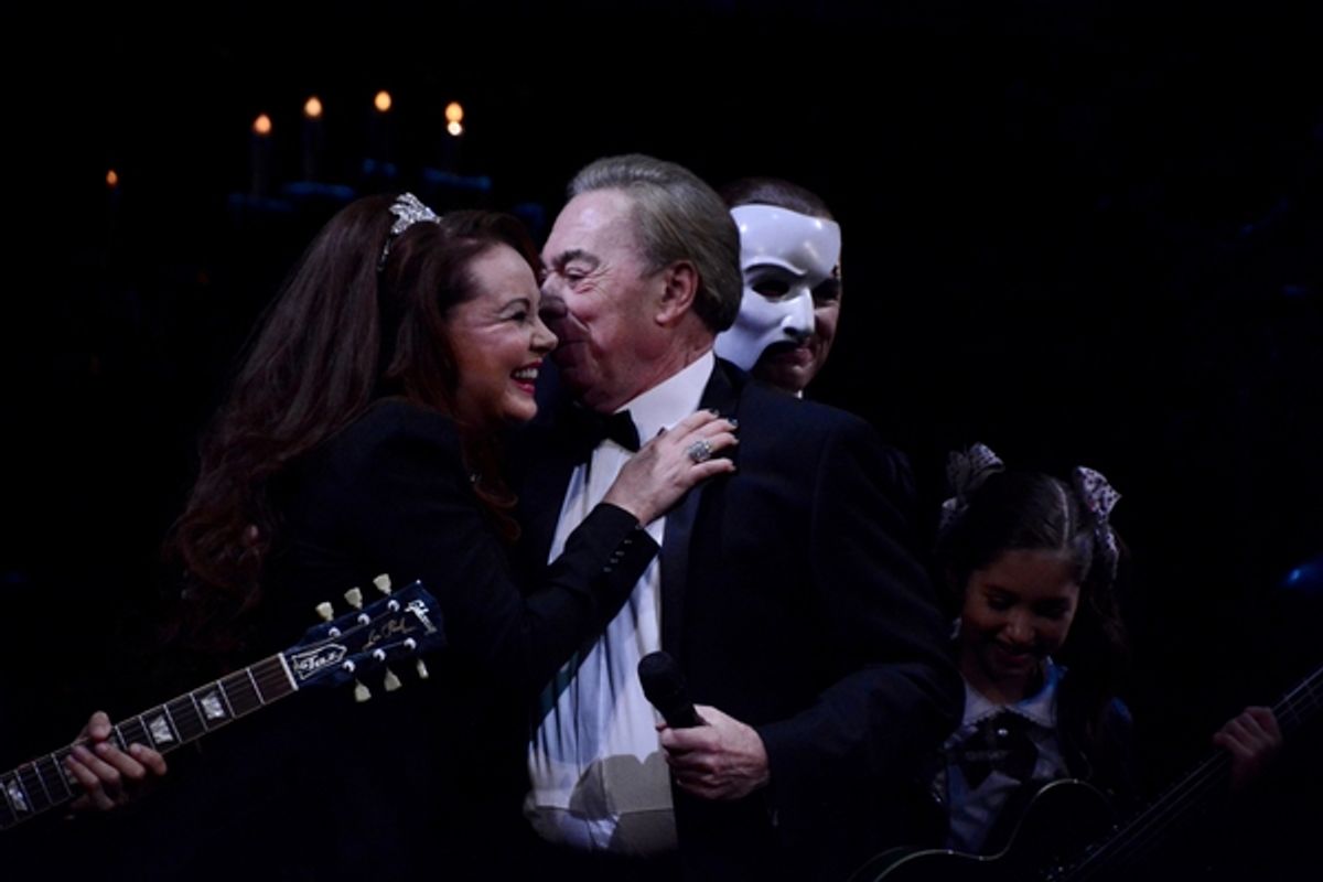 Sarah Brightman and Andrew Lloyd Webber at 