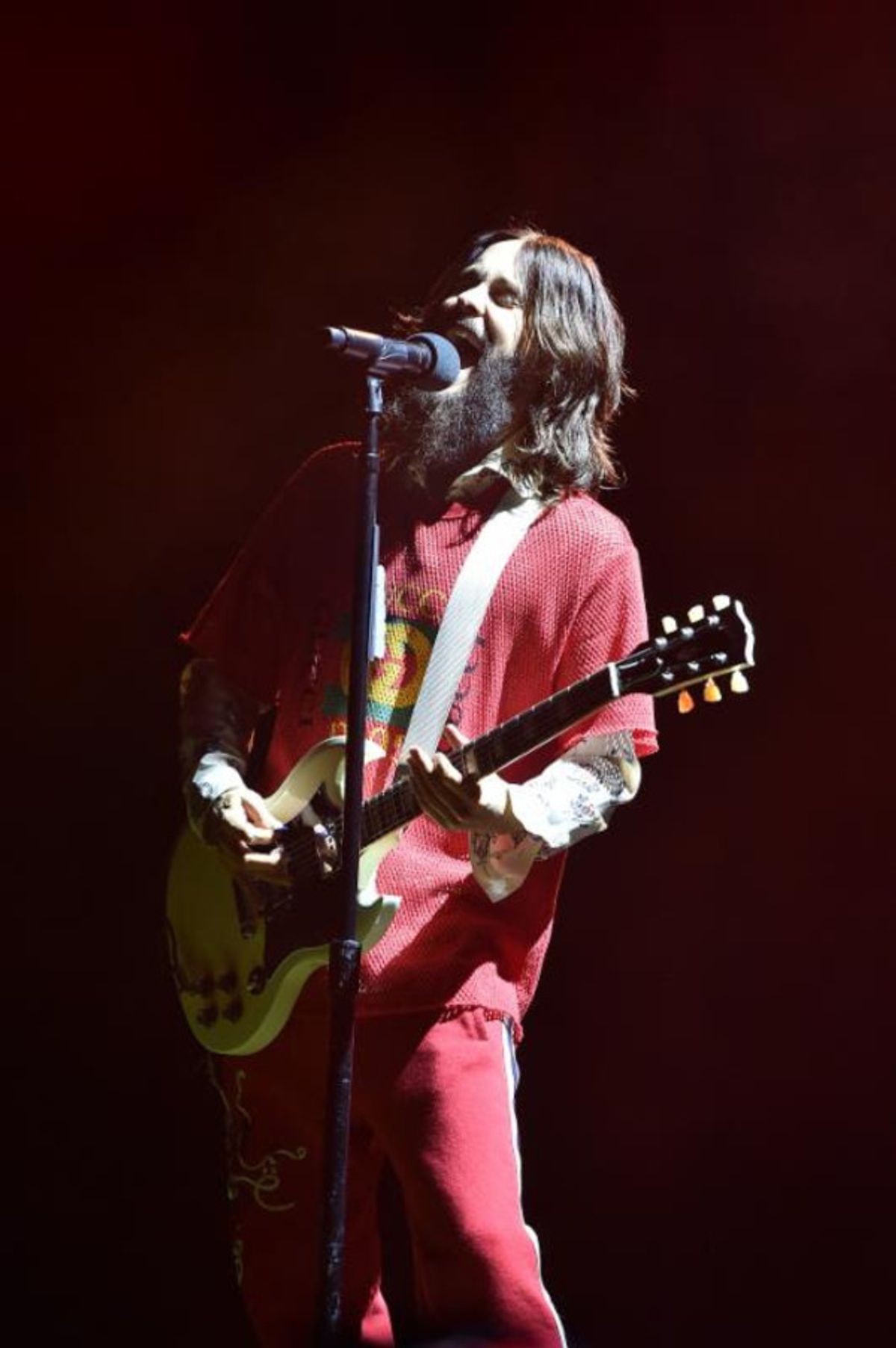 Jared Leto of Thirty Seconds to Mars performs onstage during Citi Sound Vault Presents Thirty Seconds to Mars at Irving Plaza at 