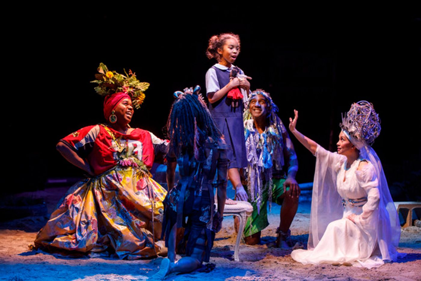 Photo Flash: New Gods on the Island! First Look at Norm Lewis and Tamyra Gray in ONCE ON THIS ISLAND  Image