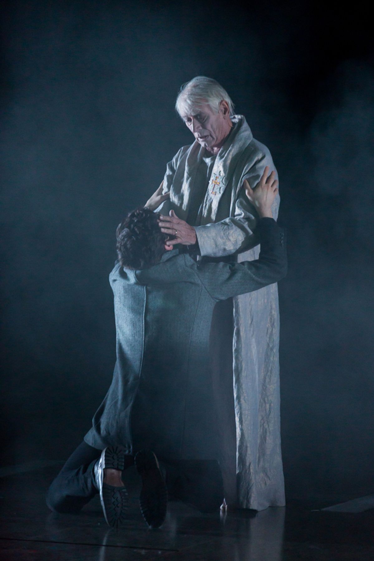 Michael Urie and Keith Baxter at 