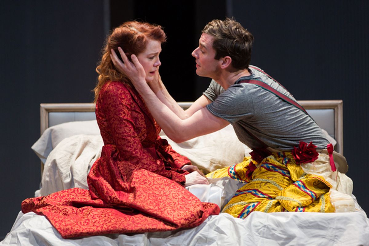 Madeleine Potter and Michael Urie at 
