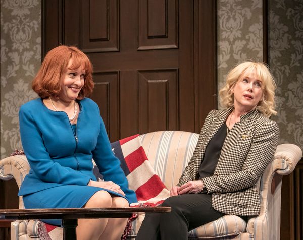 Erin Noel Grennan (Louise Peakes) and Julia Duffy (Paige Caldwell) Photo