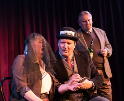 From left- Charis Leos, Curt Dale Clark, Peter Cormican- Photo by Kinectiv Photo