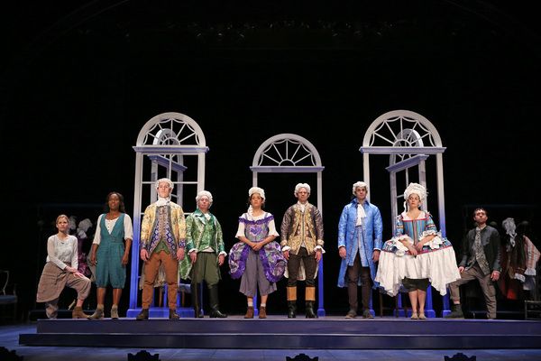 The company of Timberlake Wertenbakerâ€™s â€œJeffersonâ€™s Garden,â€ Photo