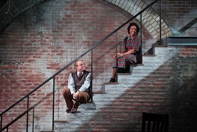 Left to right: Stephen Berenson as Stuart, Lynnette Freeman as Ida in Into the Breech Photo