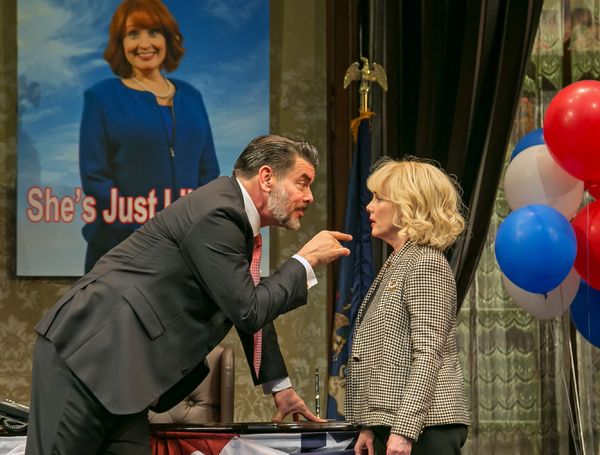Burke Moses and Julia Duffy Photo