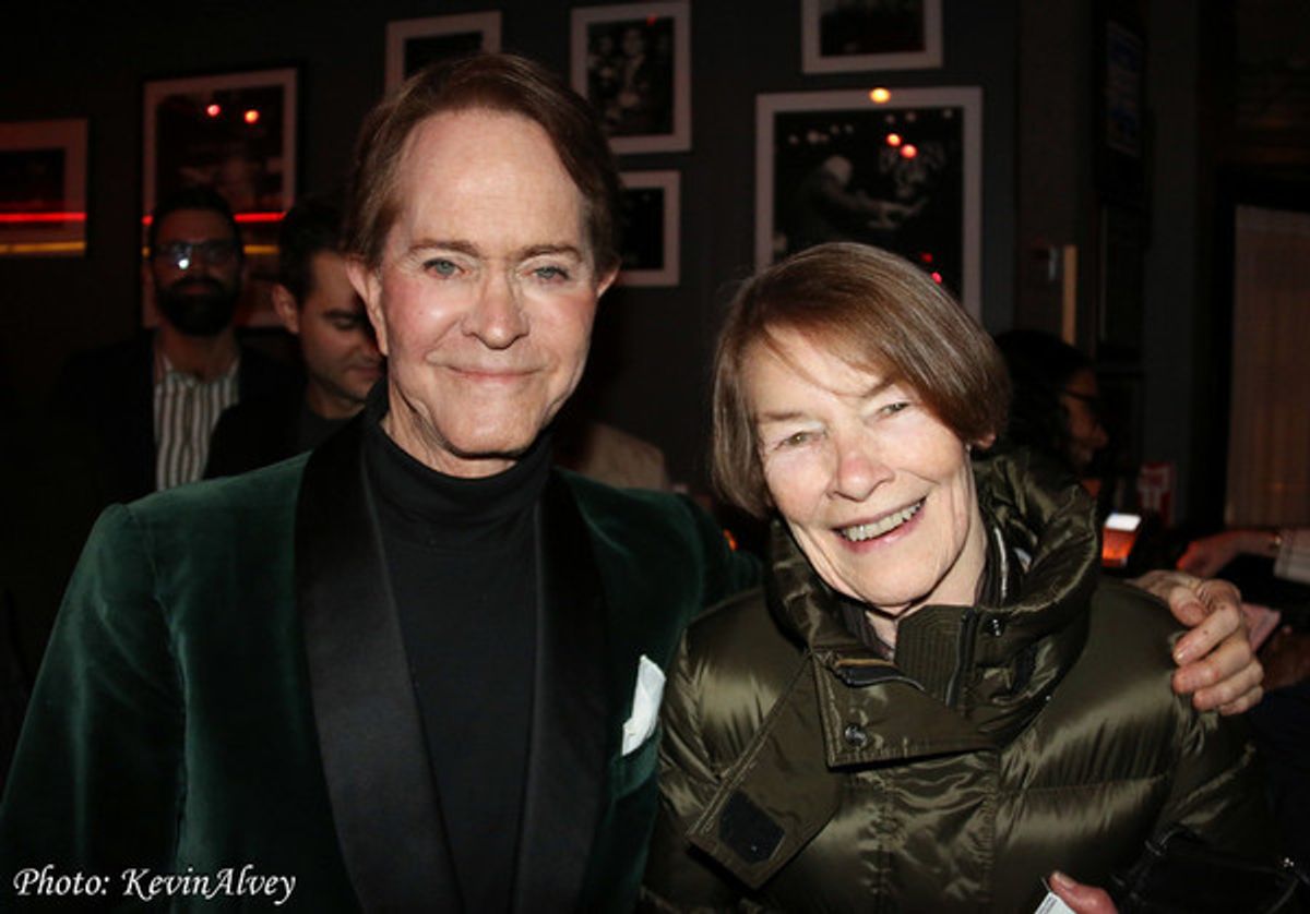 Steve Ross, Glenda Jackson at 