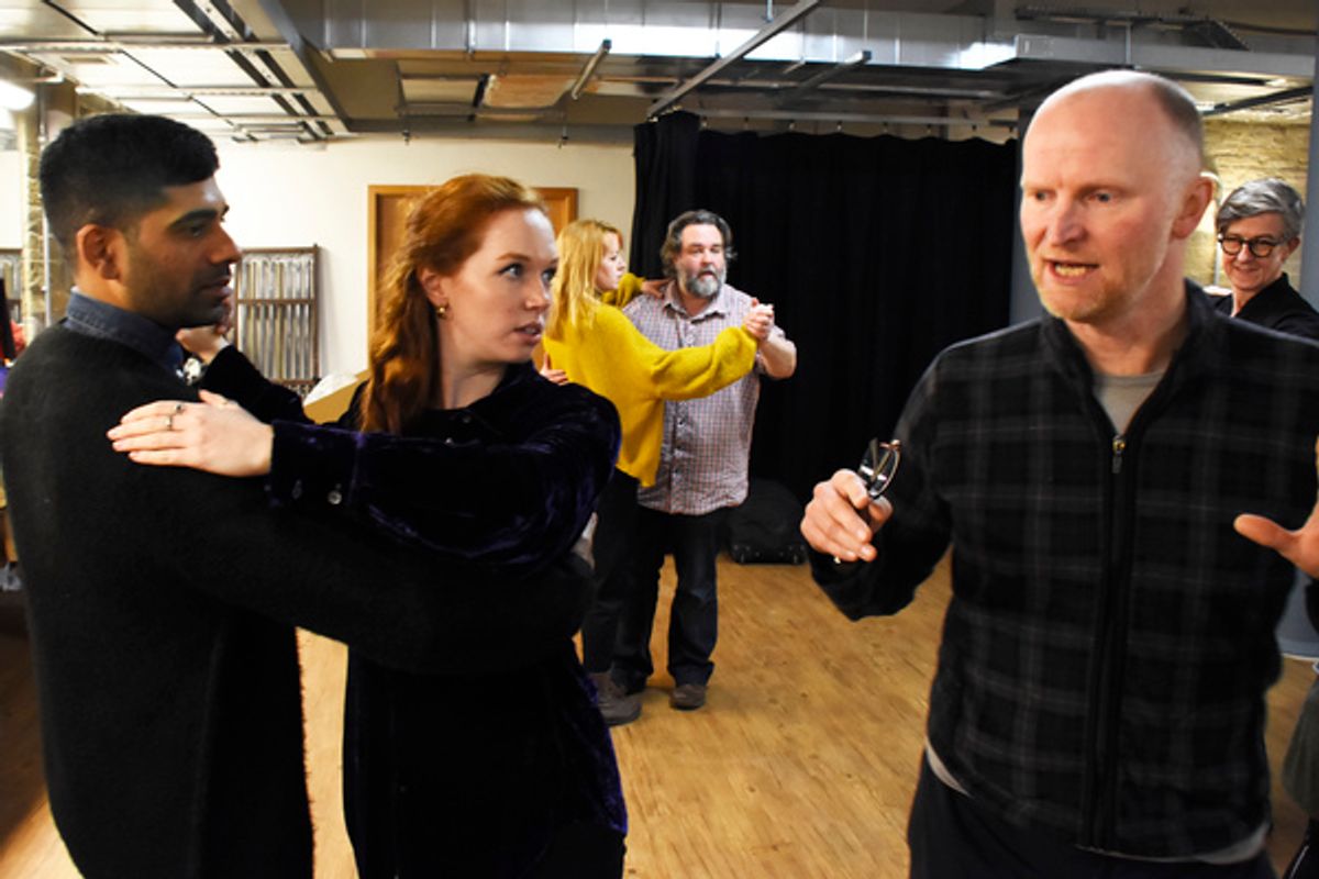 Darren Kuppen, Vanessa Schofield, Conrad Nelson at 