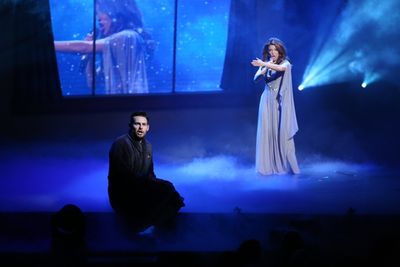 Evan Alexander Smith, Christina Bianco Photo