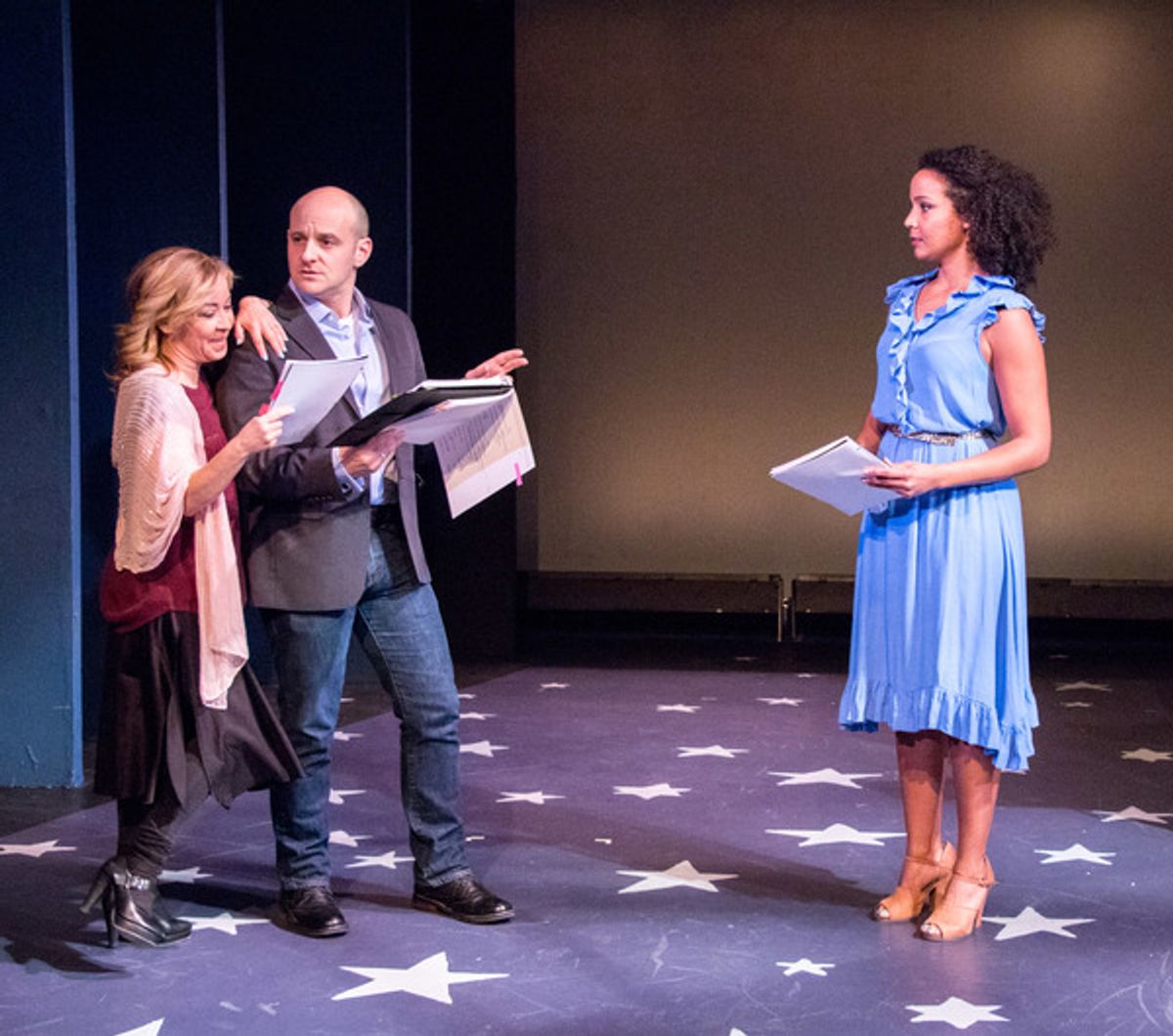 Jennifer Cody, Michael Thomas Holmes, Stephanie Umoh at 