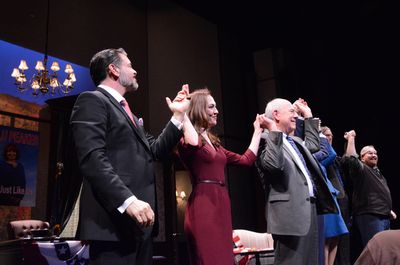 Burke Moses, Kelley Curran, Lenny Wolpe, Julia Duffy, Erin Noel Brennan and Mike Hous Photo