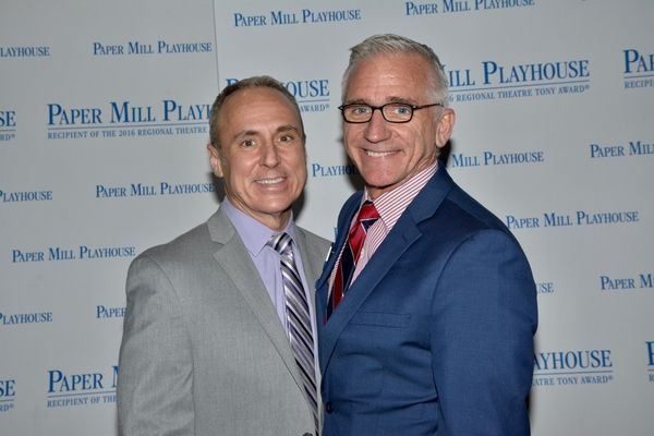 Larry Elardo and Mark S. Hoebee (Paper Mill Playhouse Producing Artistic Director) Photo