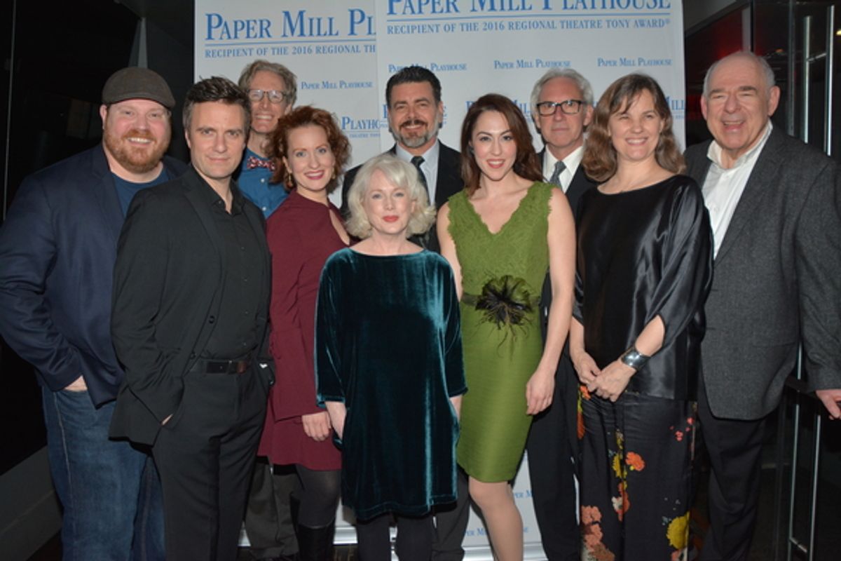 Mike Houston, Manoel Felciano, Paul Slade Smith, Erin Noel Grennan, Julia Duffy, Burke Moses, Kelley Curran , David Esbjornson, Elizabeth Hope Clancy and Lenny Wolpe at 