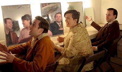 Told in reverse, Merrily We Roll Along focuses on the dreams of a trio of friends nam Photo