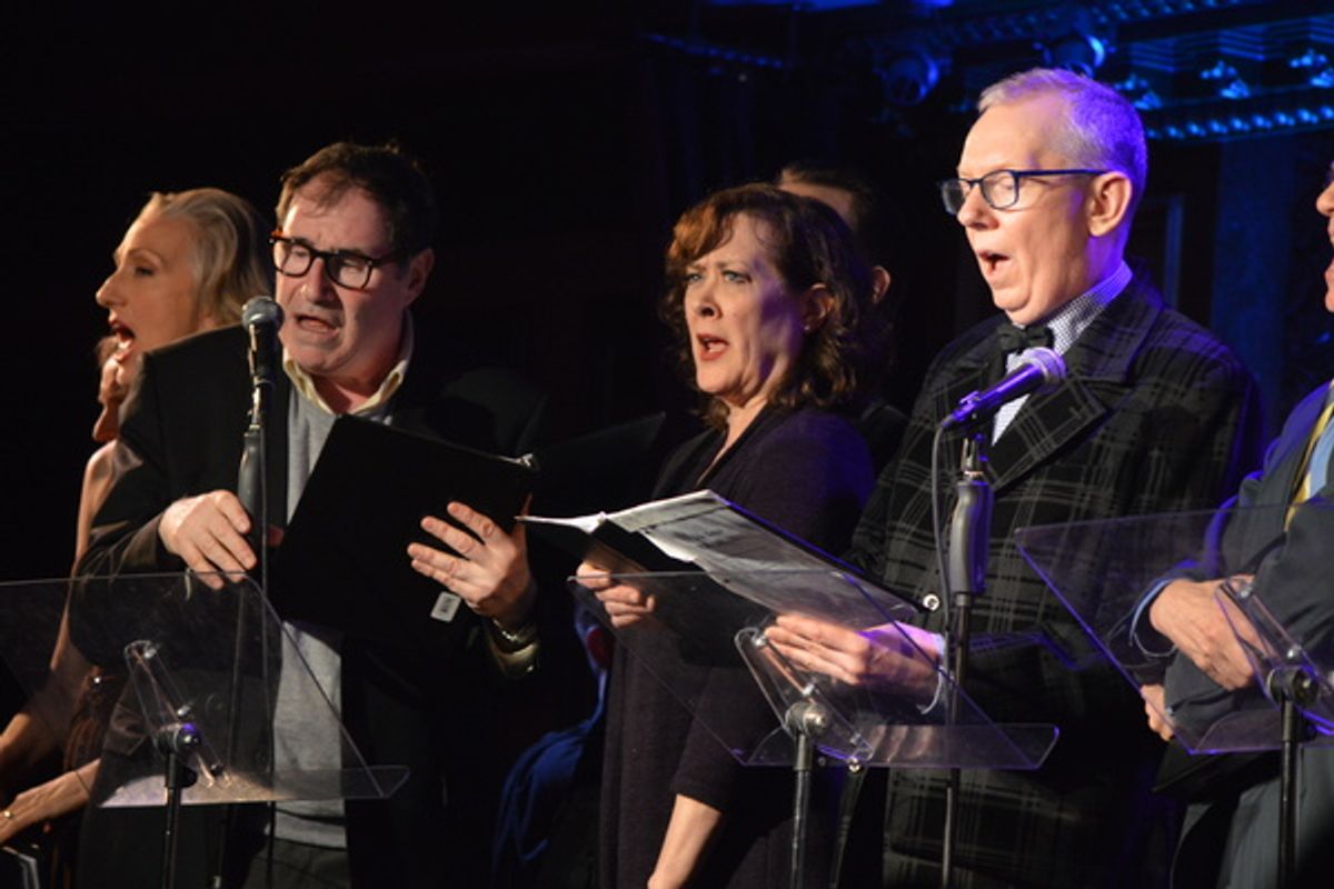 Paula Legett Chase, Richard Kind, Karen Ziemba, John Epperson
 at 