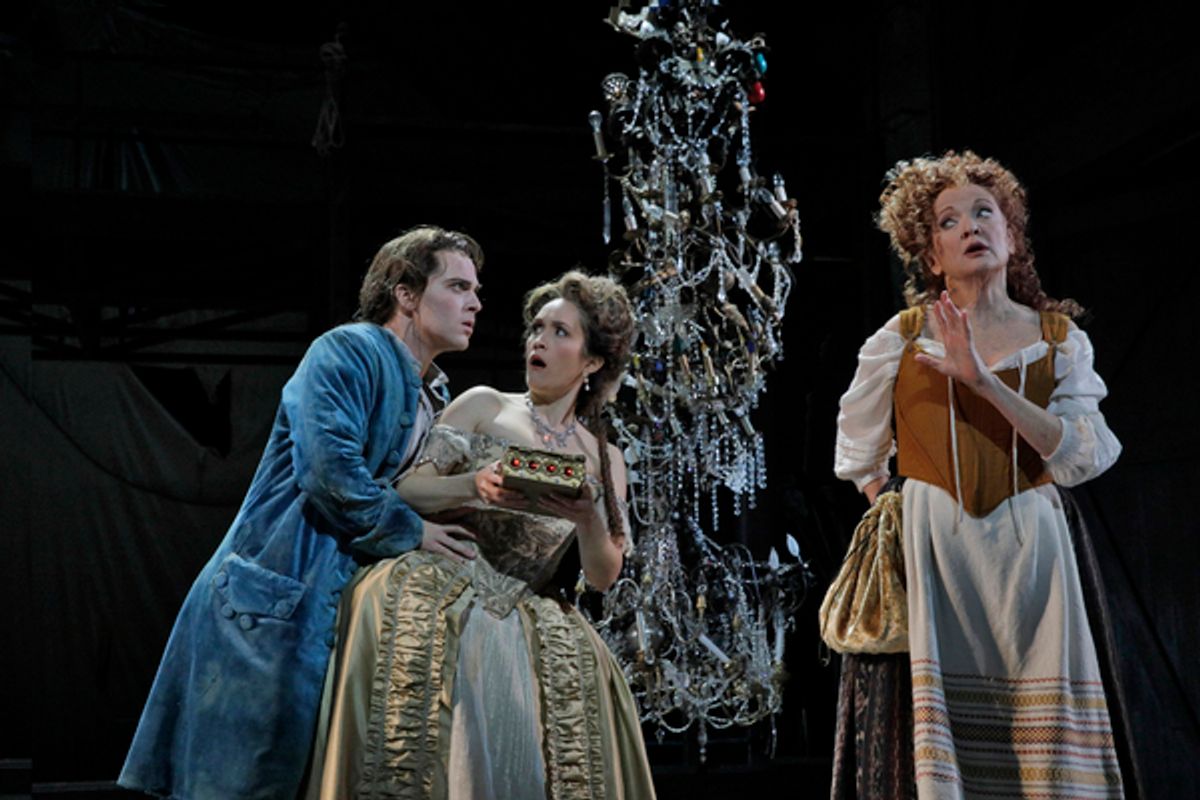 Jack Swanson, Erin Morely, Christine Ebersole at 