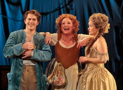 Jack Swanson, Christine Ebersole, Erin Morely Photo