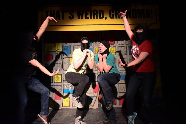 (left to right) Barrel of Monkeys company members AndrÃ©s Enriquez, Rawson Vint, El Photo