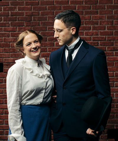 Megan Kelly as Lucille Frank and James Verderamo as Leo Frank Photo