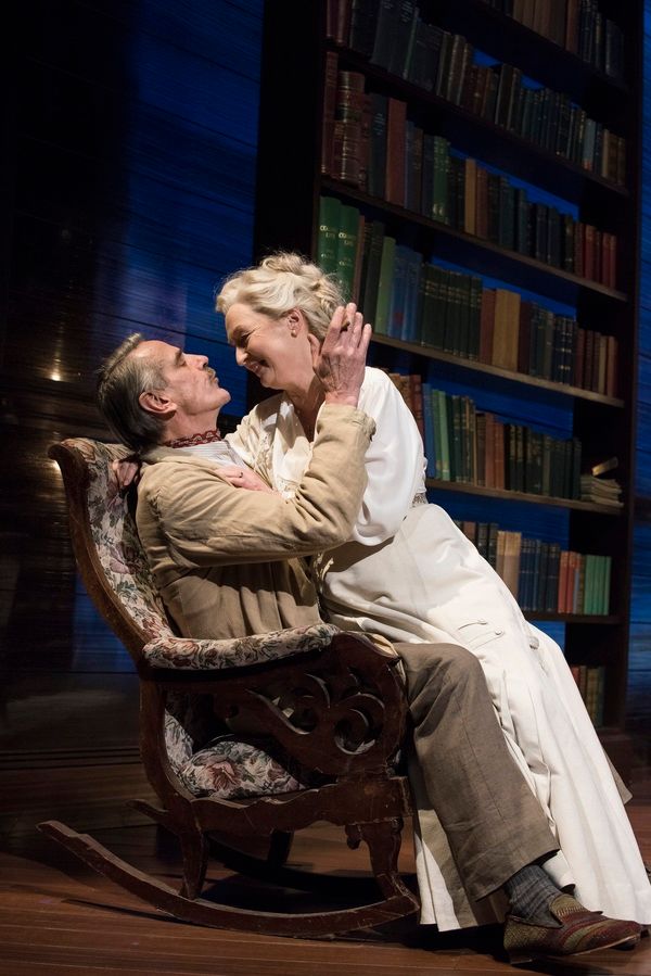 Jeremy Irons as James Tyrone and Lesley Manville as Mary Tyrone Photo