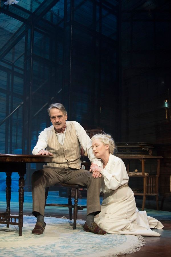Jeremy Irons as James Tyrone and Lesley Manville as Mary Tyrone Photo