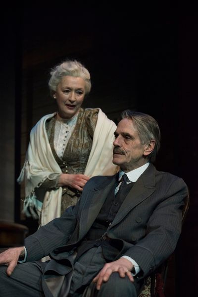 Jeremy Irons as James Tyrone and Lesley Manville as Mary Tyrone Photo