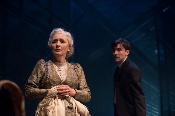 Matthew Beard as Edmund Tyrone and Lesley Manville Photo