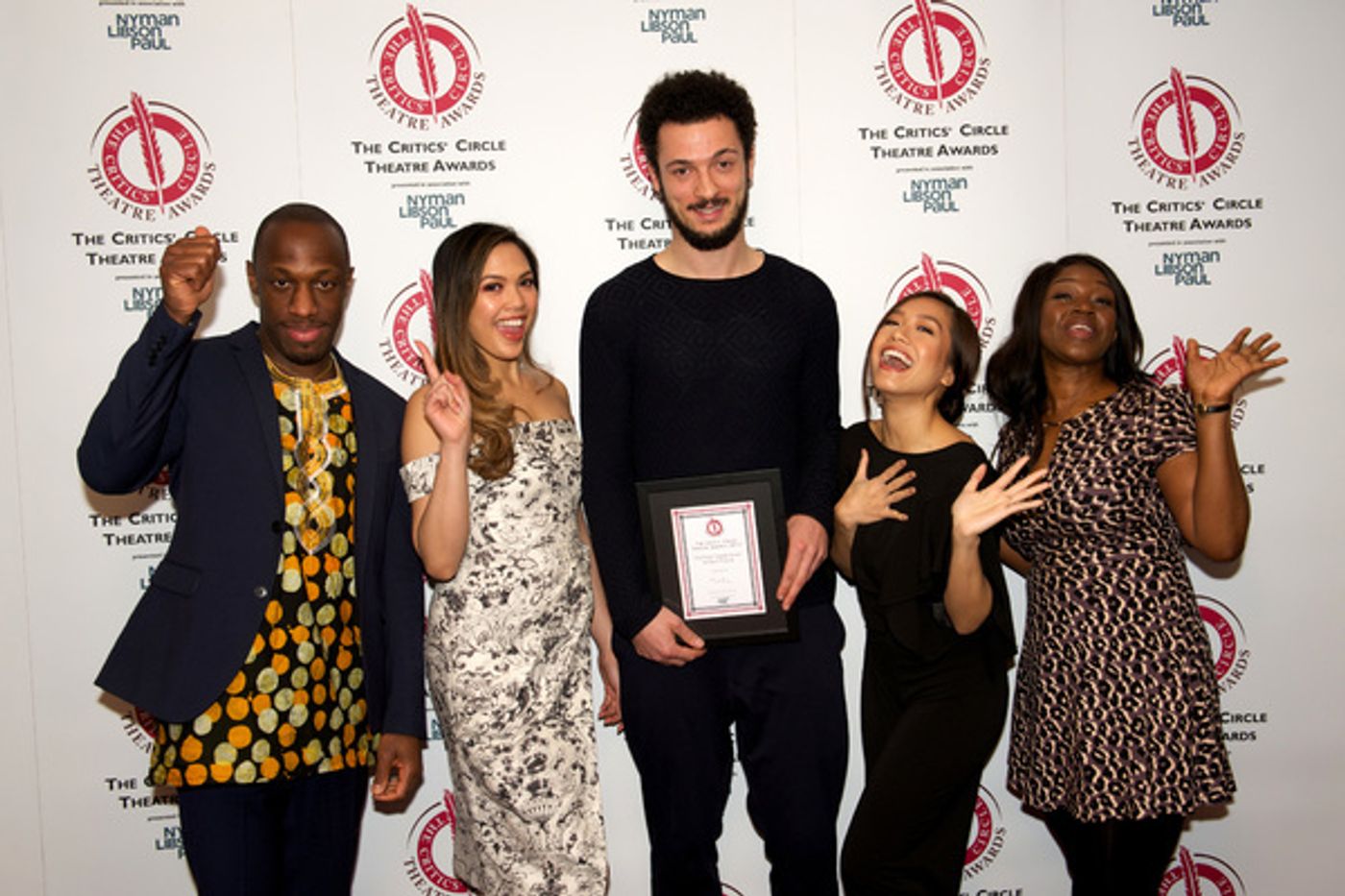 Photo Flash: HAMILTON, Bryan Cranston, and More Win Big at Critics' Circle Awards  Image