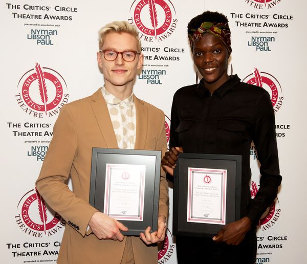 Most Promising Newcommers John McCrea & Sheila Atim Photo