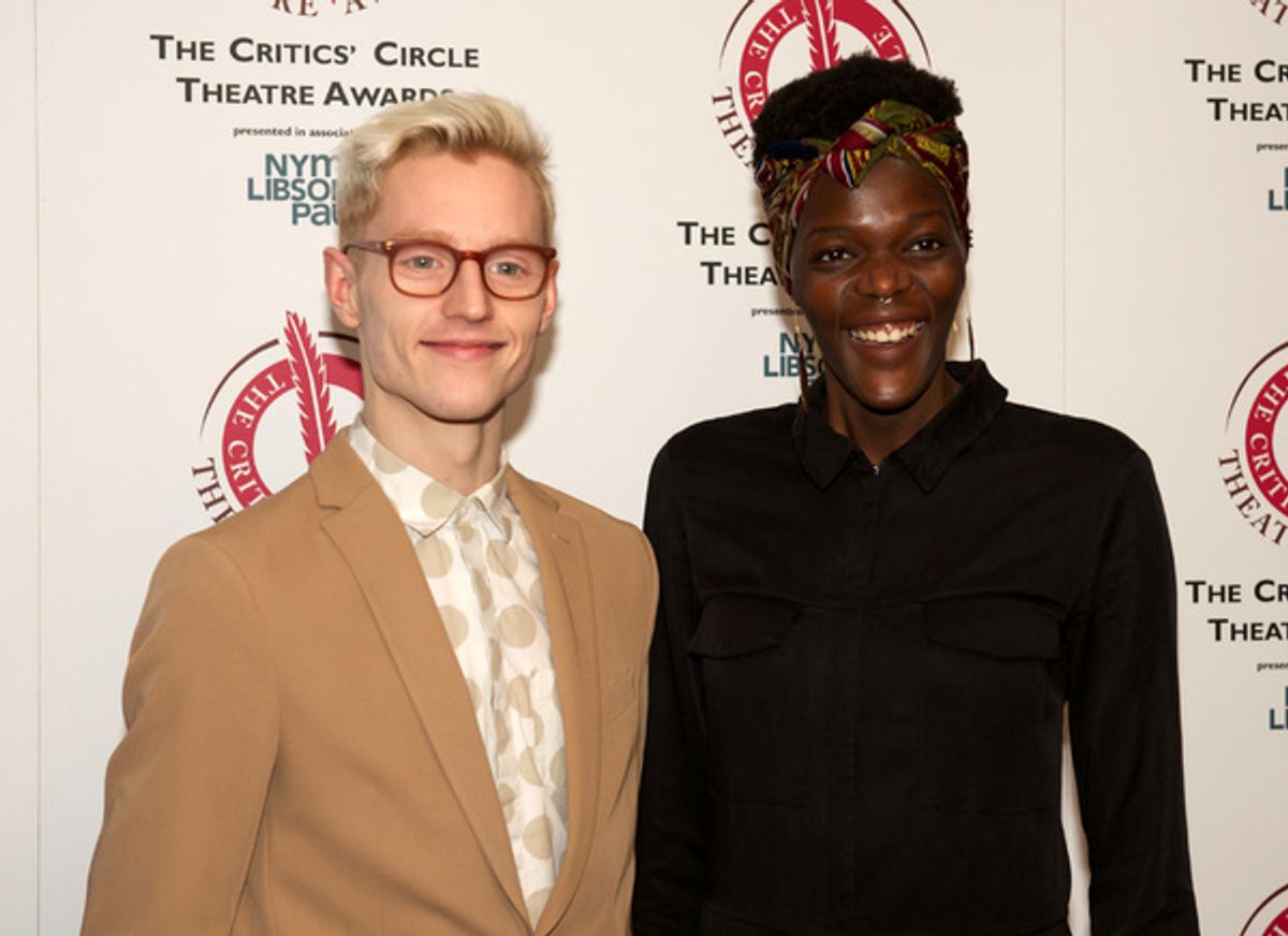 Most Promising Newcommers John McCrea & Sheila Atim at 