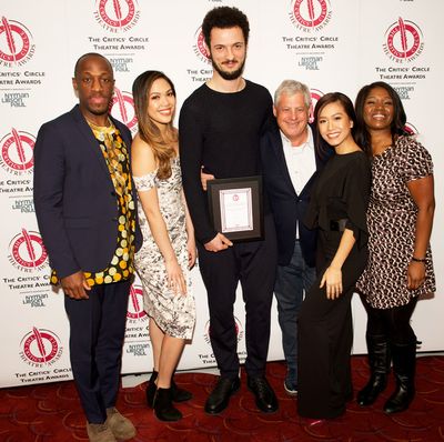 Cameron Mackintosh & the cast of Hamilton Photo