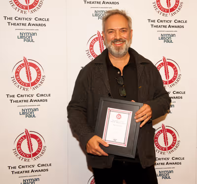 Sam Mendes accepts Best New Play for The Ferryman Photo