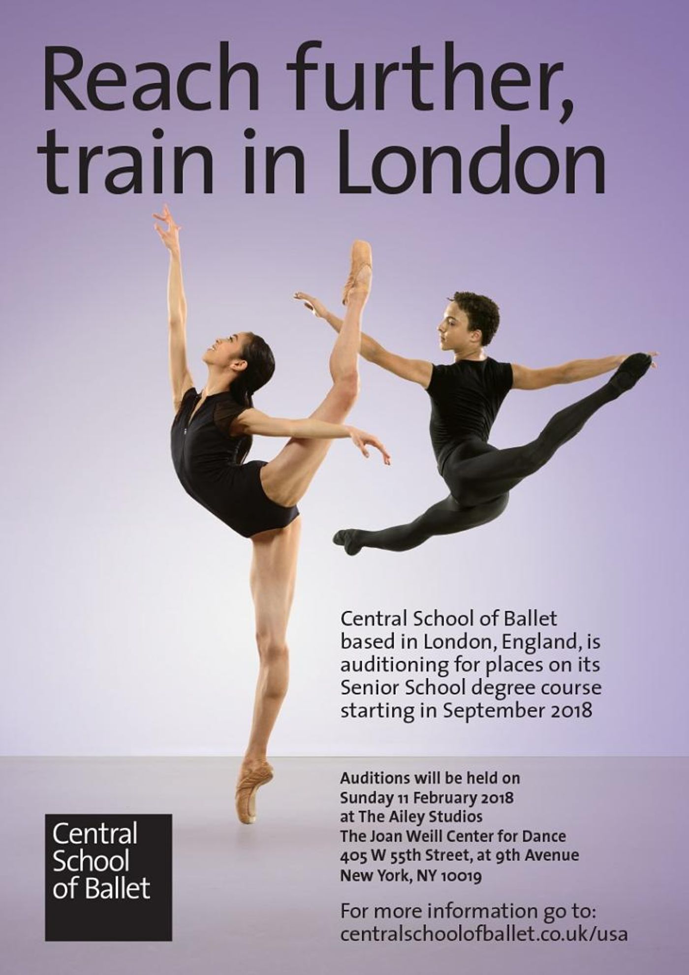 London's Central School of Ballet Looks to the US for New Top Young Dance Talent  Image