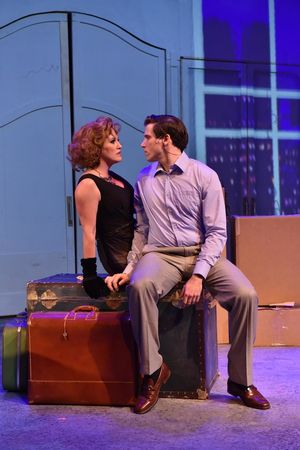 (L to R) Keely Vasquez and Jim DeSelm in MERRILY WE ROLL ALONG from Porchlight Music Theatre @ BroadwayWorld (L to R) Keely Vasquez and Jim DeSelm in MERRILY WE ROLL ALONG from Porchlight Music Photo