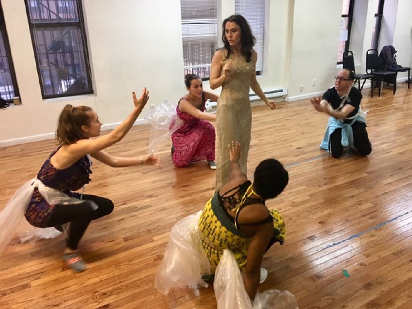 Photo Flash: Inside Rehearsal for Frog & Peach Theatre Company's A MIDSUMMER NIGHT'S DREAM  Image