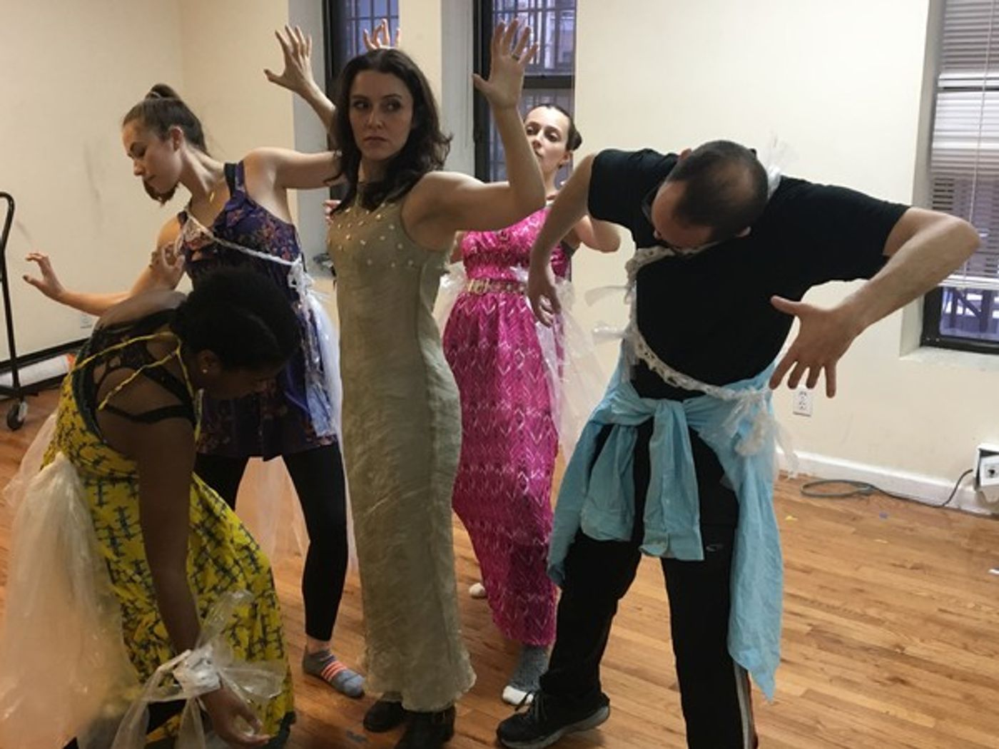 Photo Flash: Inside Rehearsal for Frog & Peach Theatre Company's A MIDSUMMER NIGHT'S DREAM  Image
