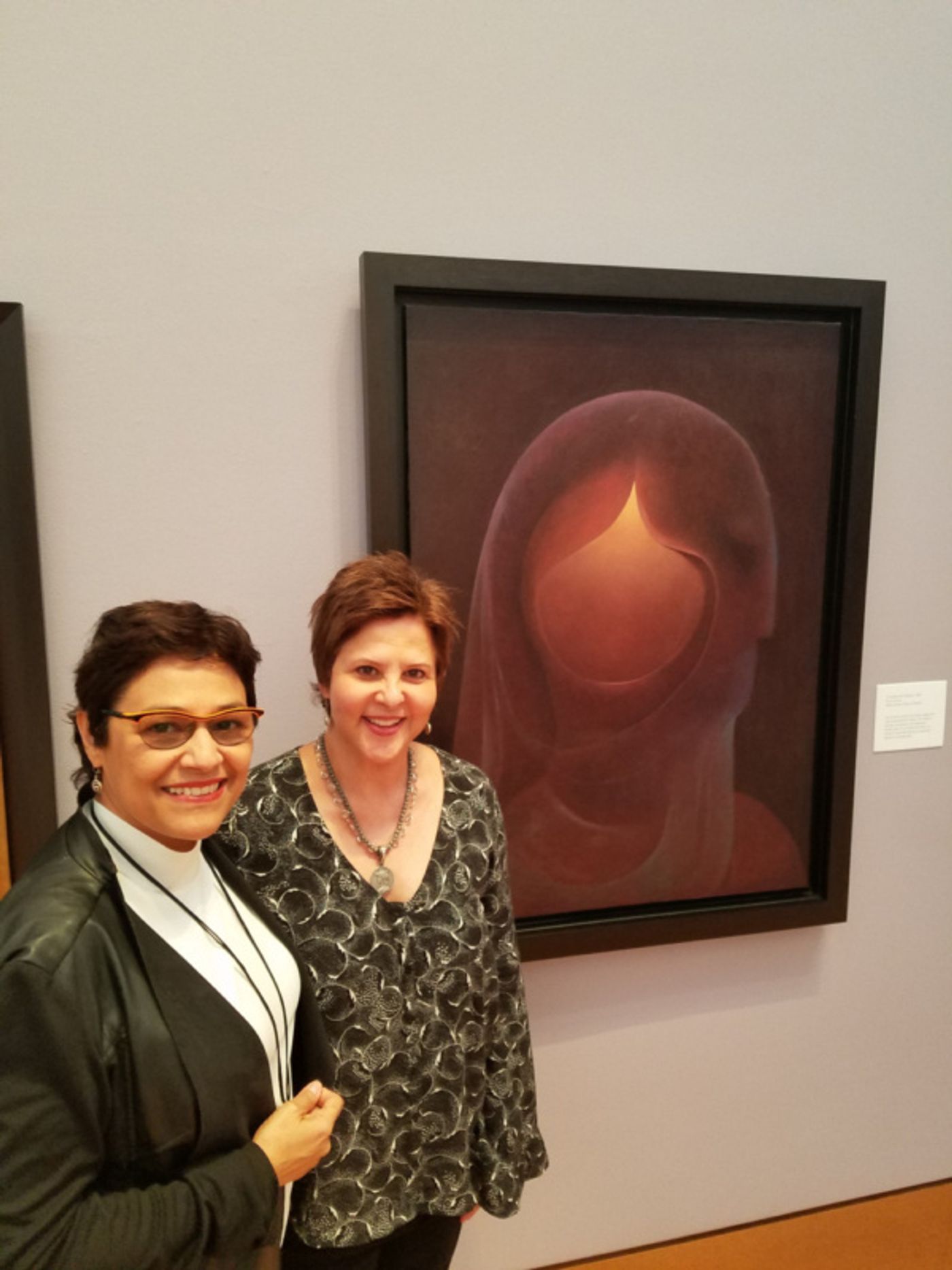 Photo Flash: Cuban Songstress Gema Corredera Visits Rafael Soriano Art Exhibit At Frost Art Museum FIU In Miami  Image