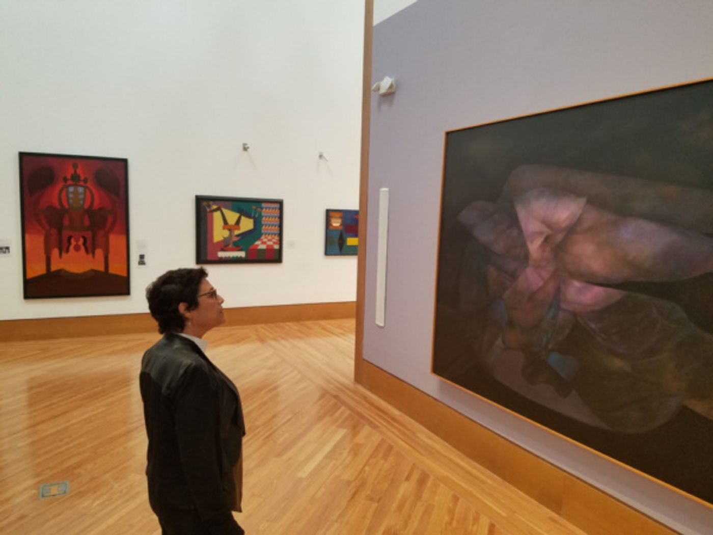 Photo Flash: Cuban Songstress Gema Corredera Visits Rafael Soriano Art Exhibit At Frost Art Museum FIU In Miami  Image