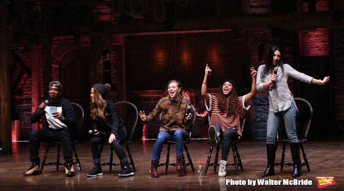 Bryan Terrell Clark, Elizabeth Judd, Eliza Ohman, Sasha Hollinger and Lauren Boyd at 