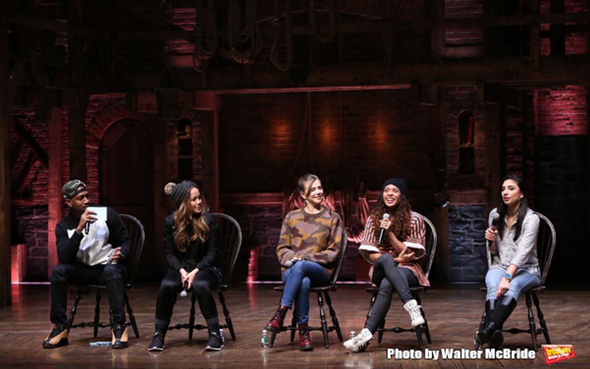 Bryan Terrell Clark, Elizabeth Judd, Eliza Ohman, Sasha Hollinger and Lauren Boyd at 