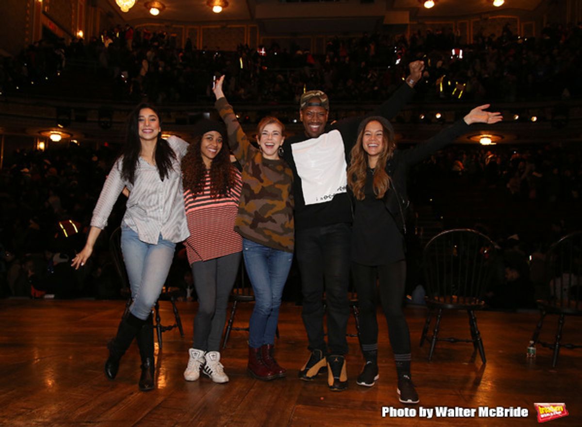 Lauren Boyd, Sasha Hollinger, Eliza Ohman, Bryan Terrell Clark and Elizabeth Judd at 