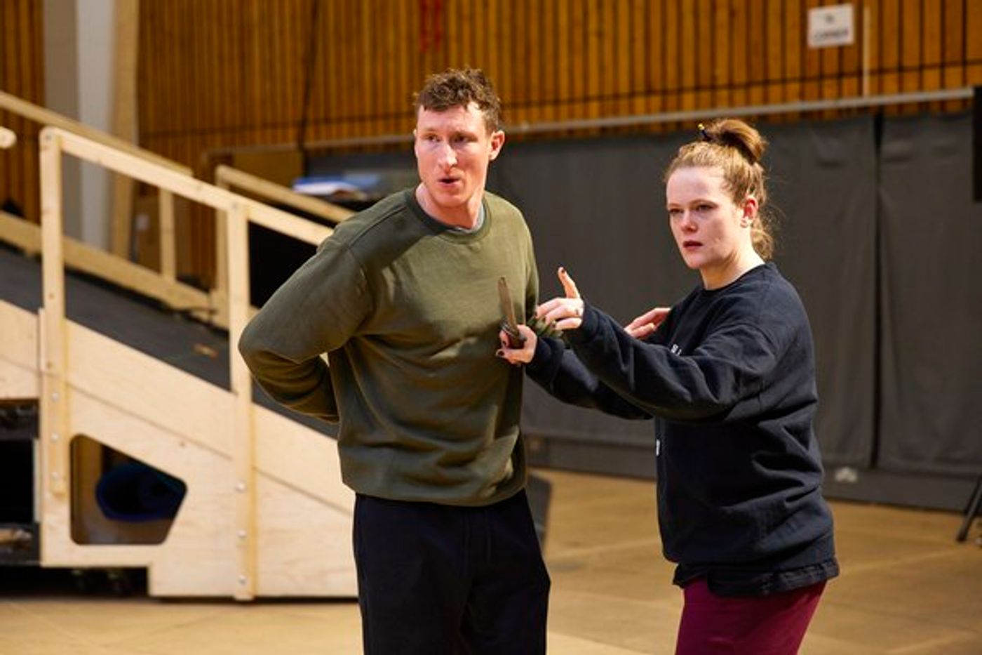 Photo Flash: Inside Rehearsals for MACBETH at the National Theatre  Image