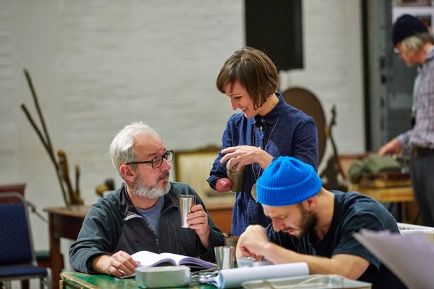 Photo Flash: Inside Rehearsals for MACBETH at the National Theatre  Image