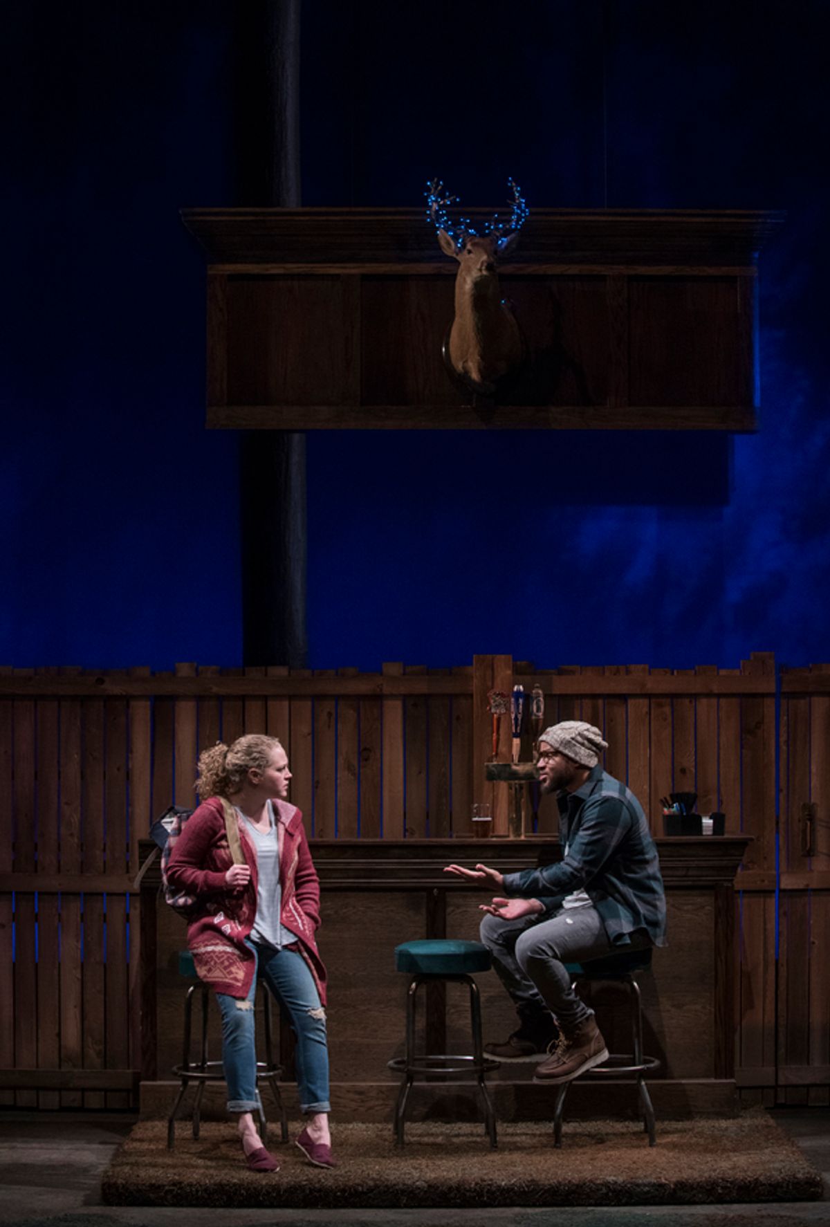 Caroline Neff and Glenn Davis at 