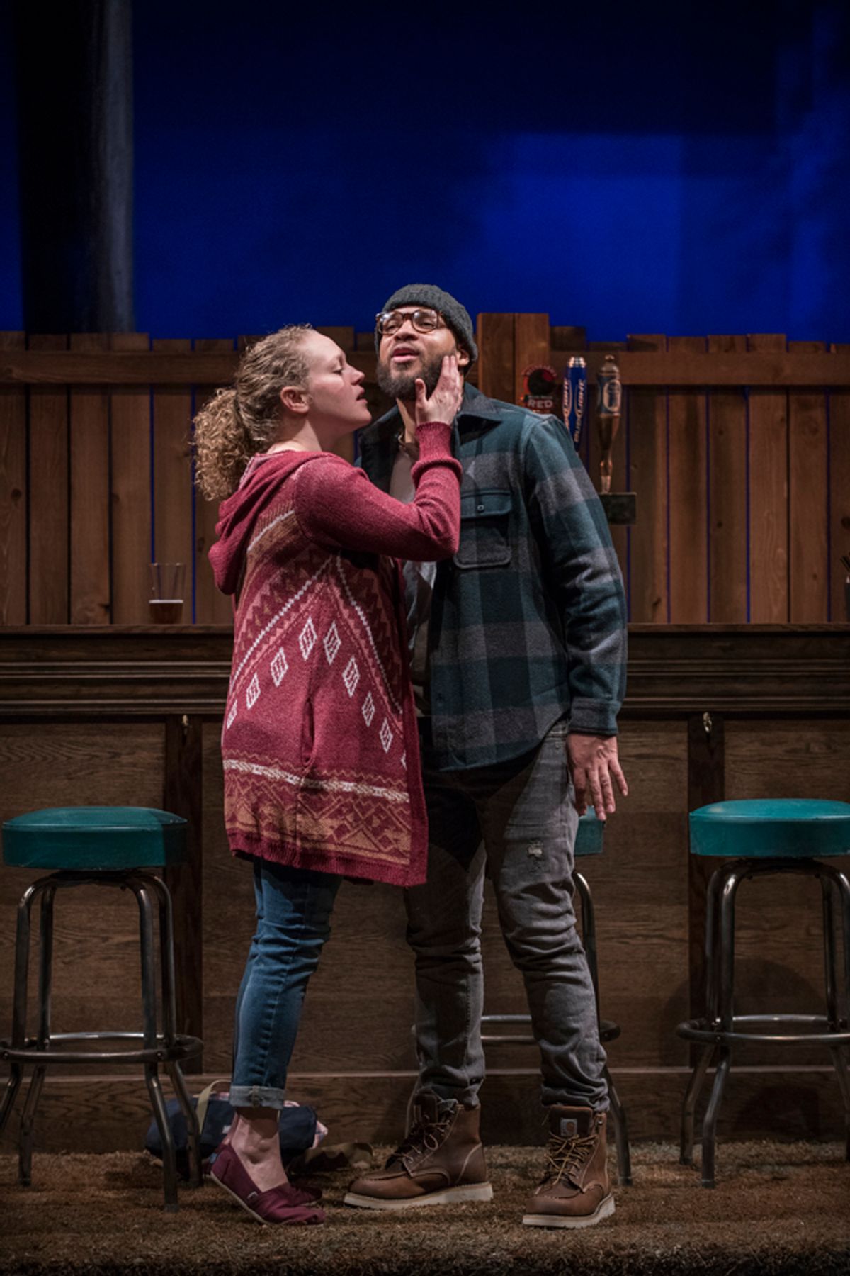 Caroline Neff and Glenn Davis at 